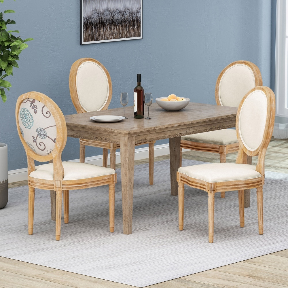 Phinnaeus French Country Dining Chairs (Set of 4) by Christopher Knight Home