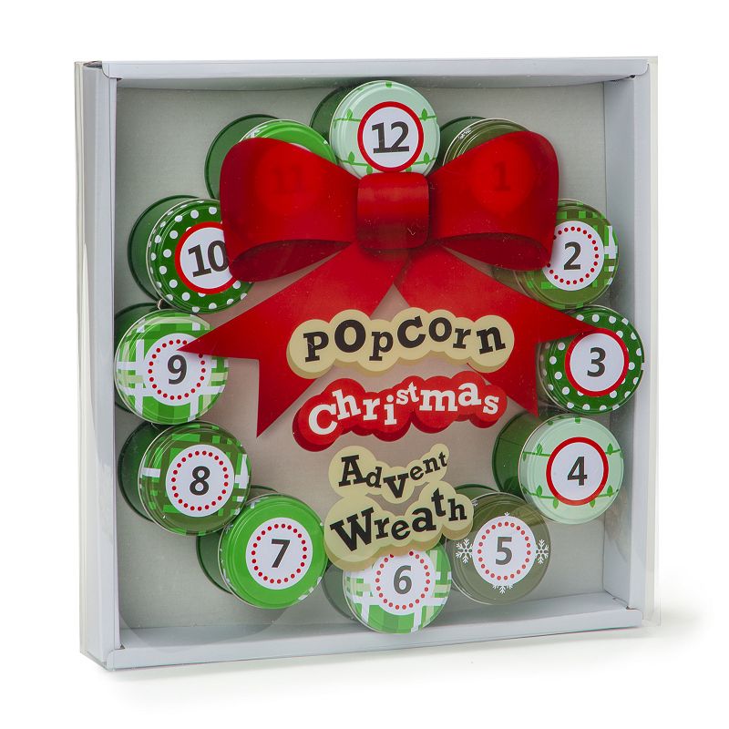 Wabash Valley Farms Whirley-Pop 12 Days of Popcorn Christmas Advent Set