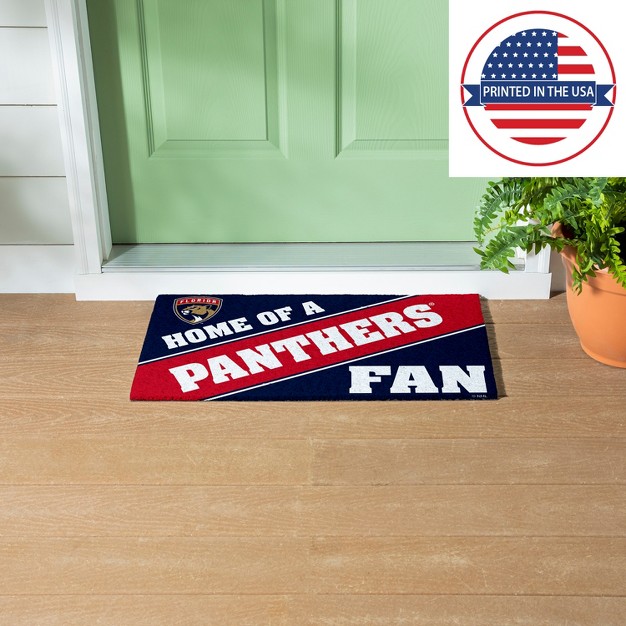 Evergreen Florida Panthers Pvc Mat Color