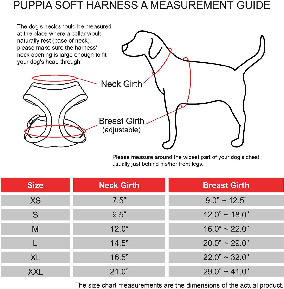 Puppia Polyester Back Clip Dog Harness