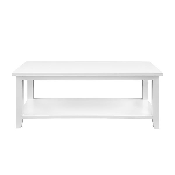 Middlebrook Modern Coffee Table with Lower Shelf