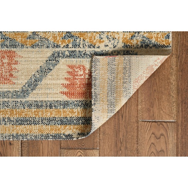 Great Zero Barlow Rug Off White red Linon