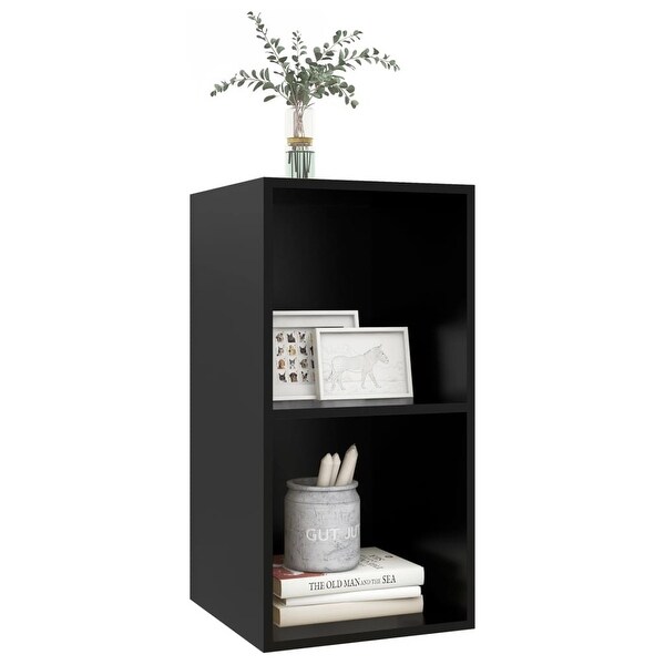 Wall-mounted TV Cabinet Black 14.6