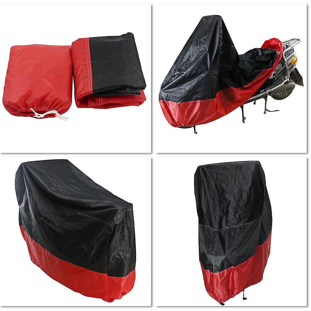 Motorcycle Moped Scooter Cover Breathable Outdoor Dust Rain Uv Protector Waterproof Cover L