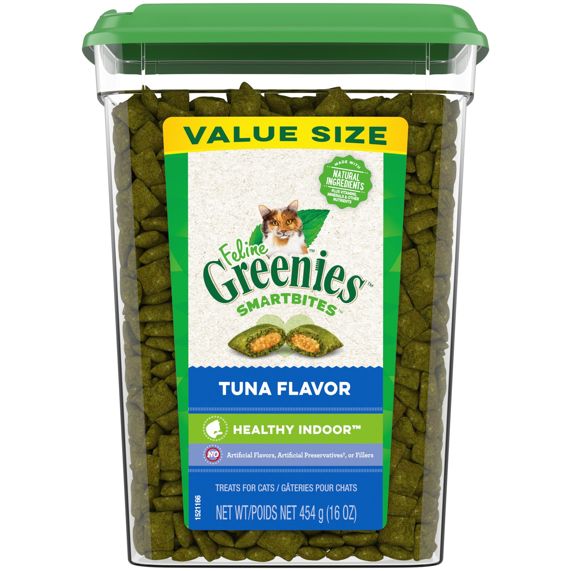 Greenies Smartbites Healthy Indoor Tuna Flavor Natural Treats For Cats， 16 oz.