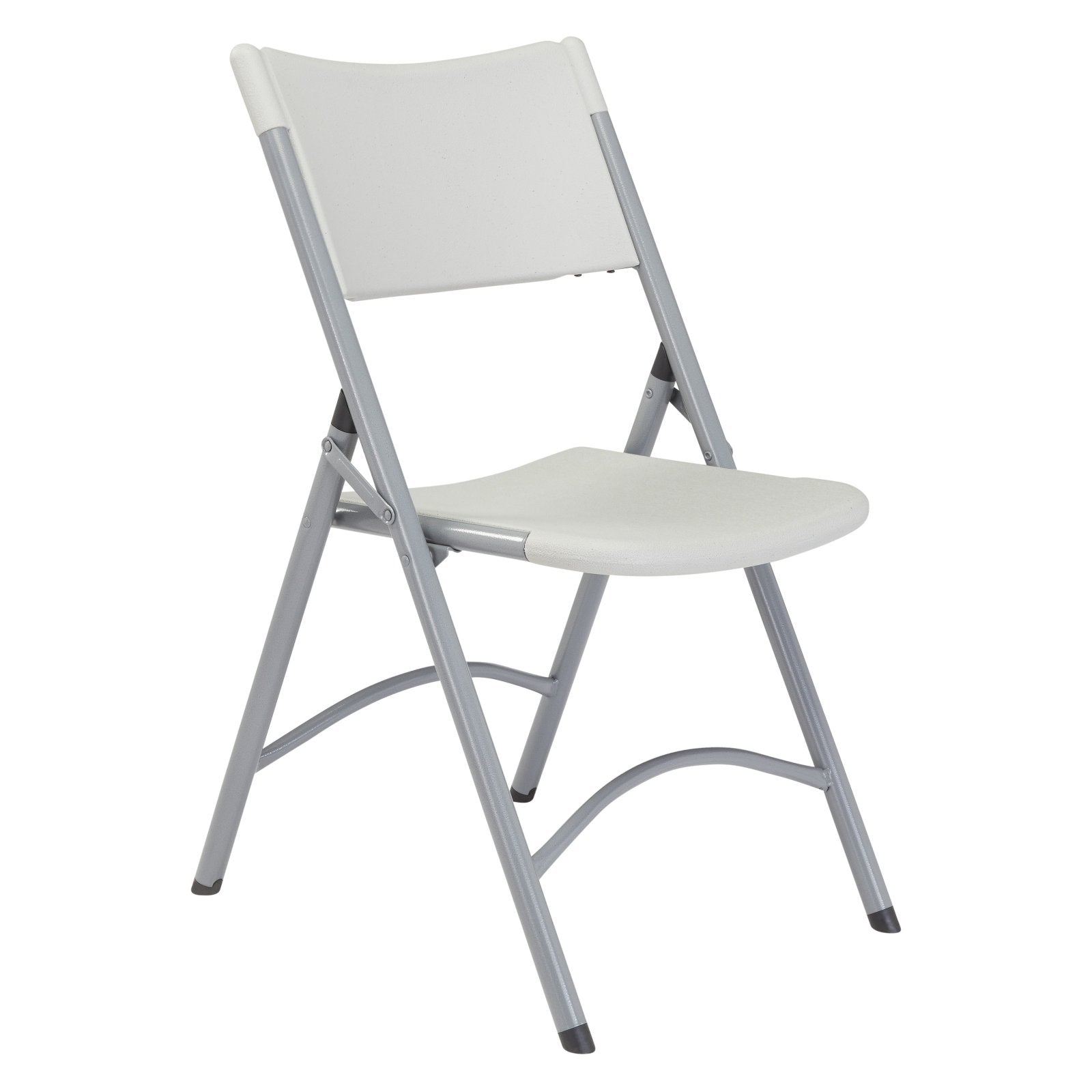 (Pack of 4) NPS 600 Series Heavy Duty Plastic Folding Chair, Speckled Grey