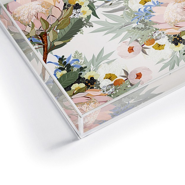 Iveta Abolina Protea Emmaline Acrylic Tray Deny Designs