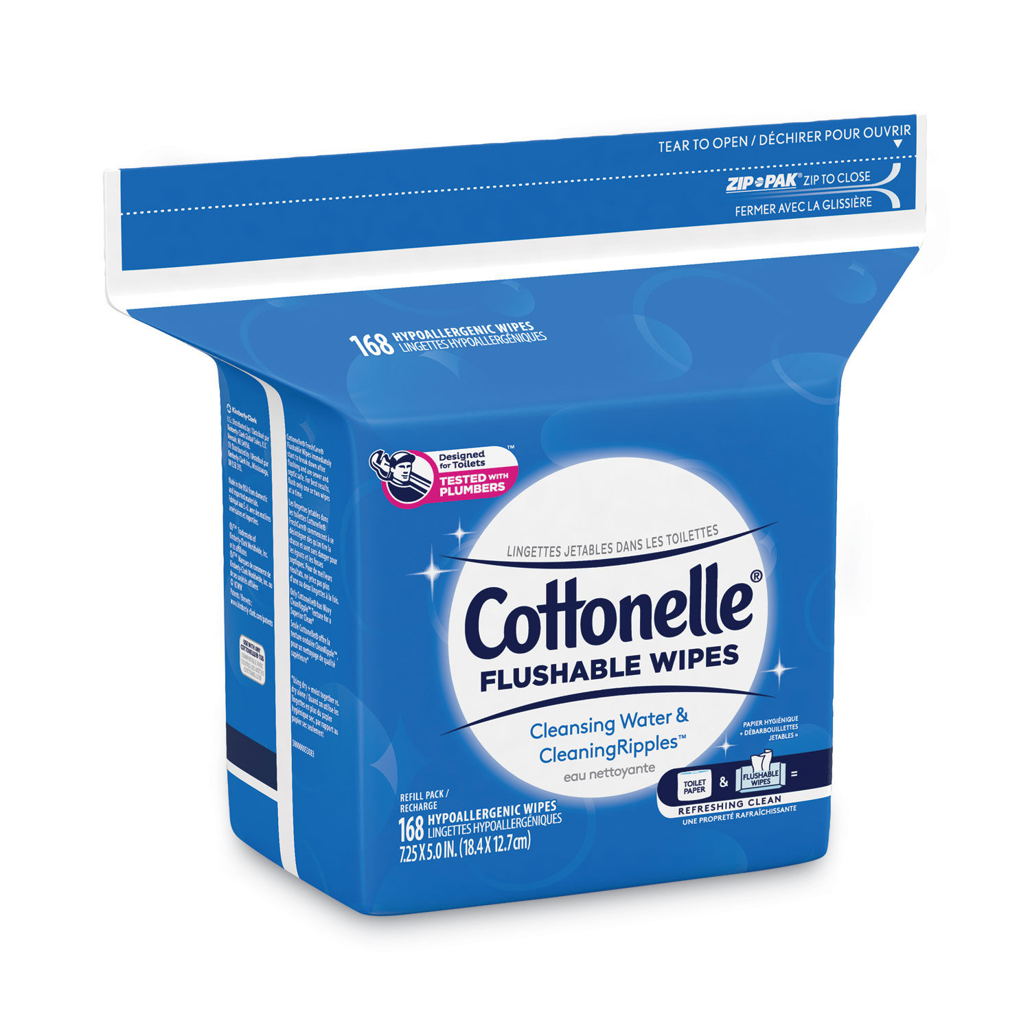 Fresh Care Flushable Cleansing Cloths by Cottonelleandreg; KCC10358EA