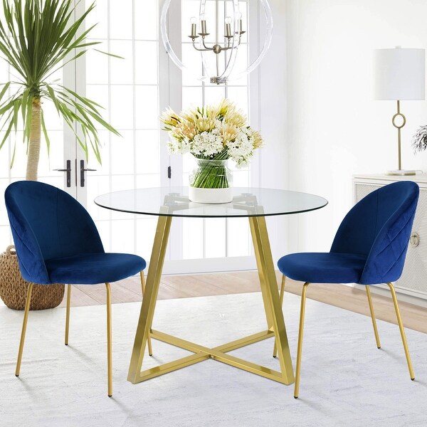 Modern Velvet Dining Chair (Set of 4 )