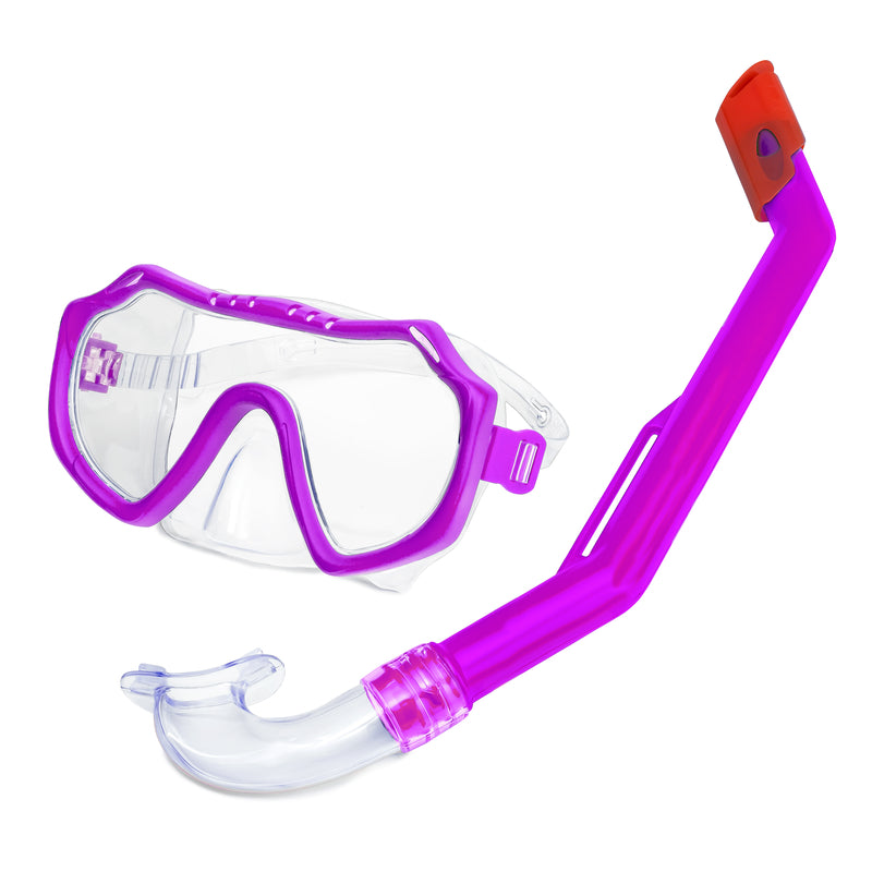 SWIM MASK/SNORKEL DLX IN