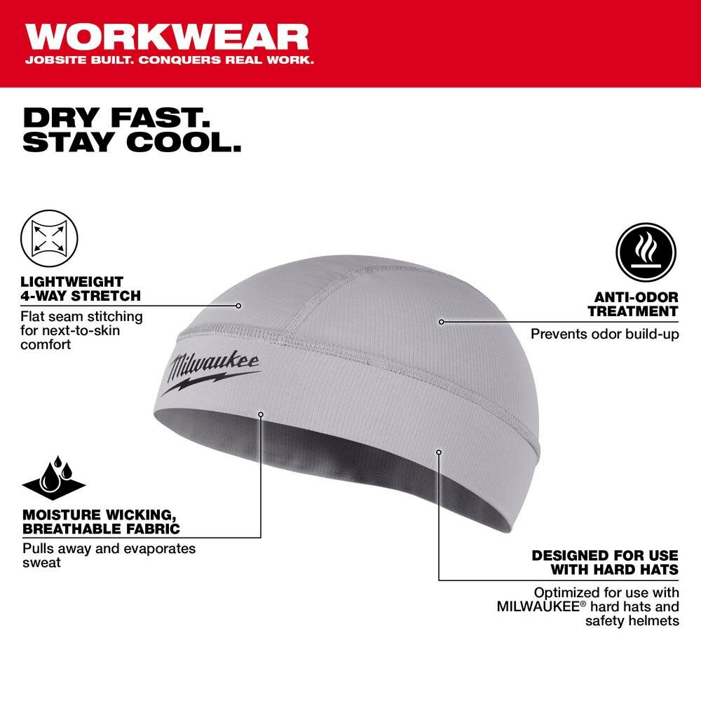 Milwaukee WORKSKIN Warm Weather Hard Hat Liner 425G from Milwaukee