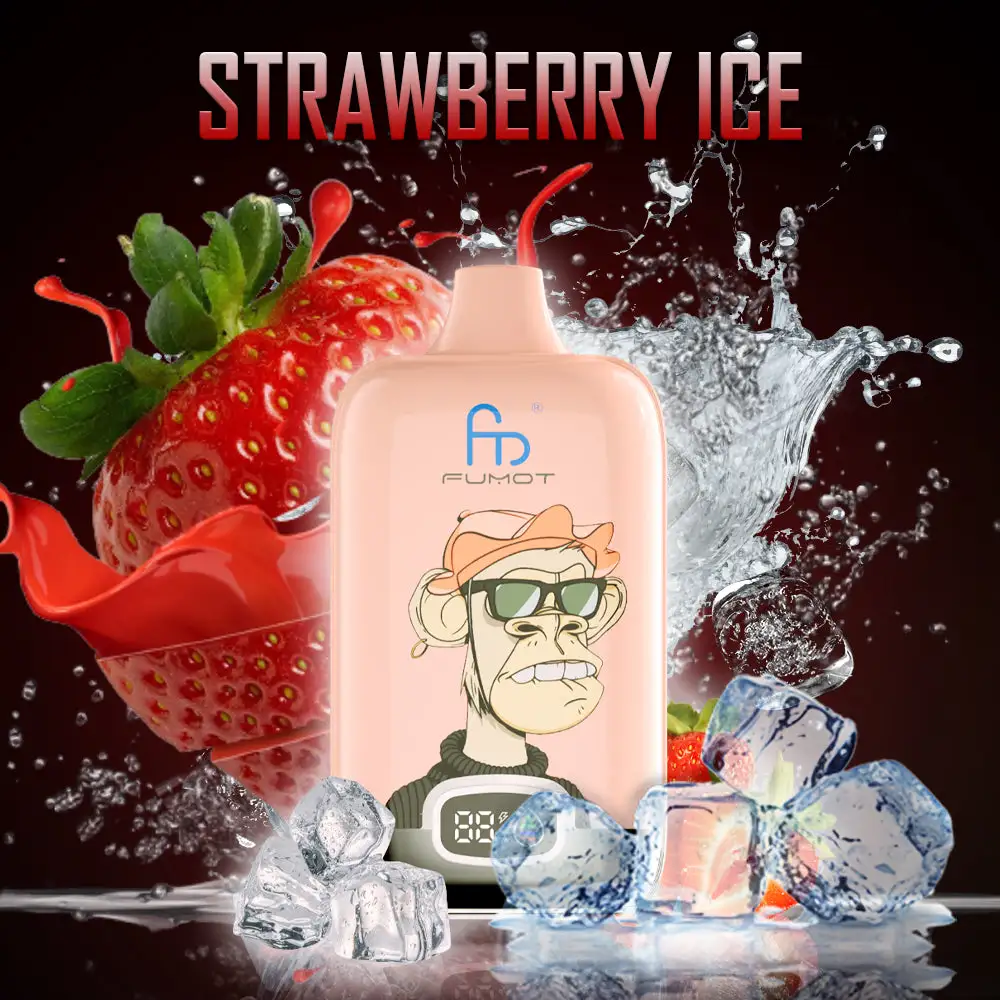 Fumot Tornado Digital Box 12000 Puffs - Strawberry Ice