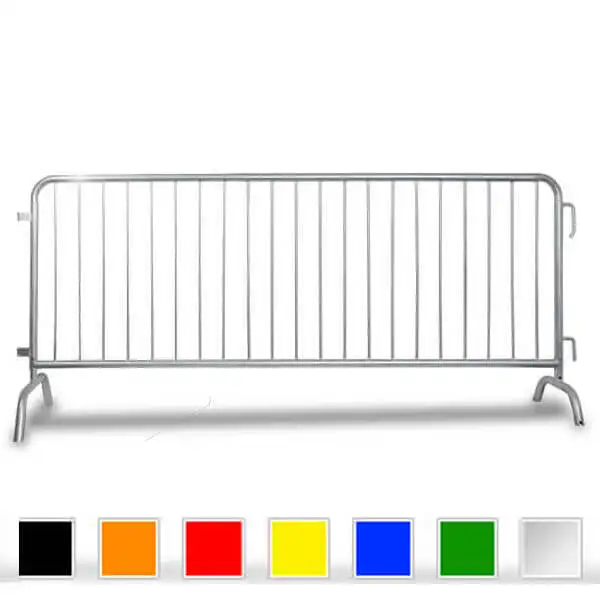 Factory supply galvanized and powder coated traffic security barrier steel barricade for events