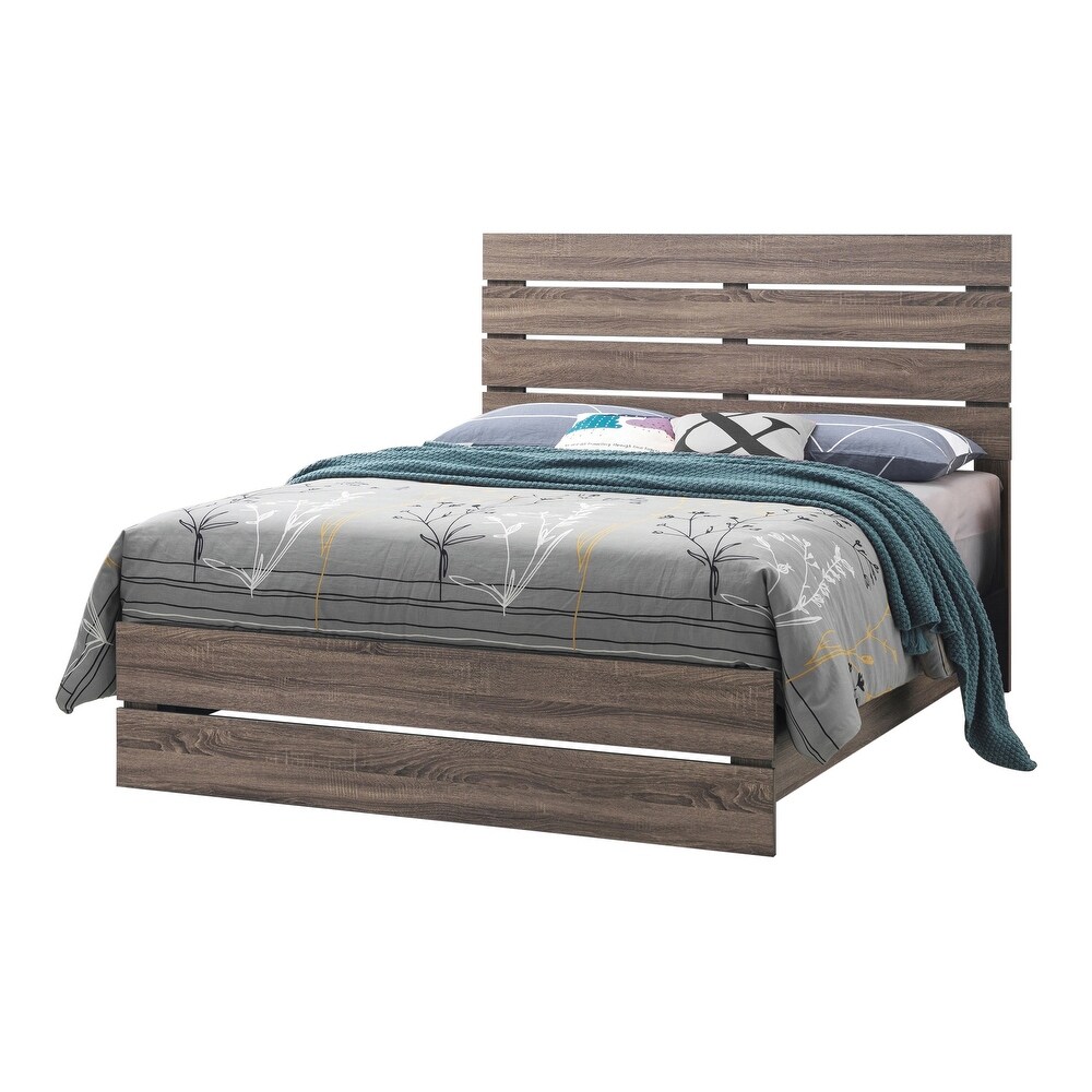 Geary 6 piece Slatted Headboard Panel Bedroom Set