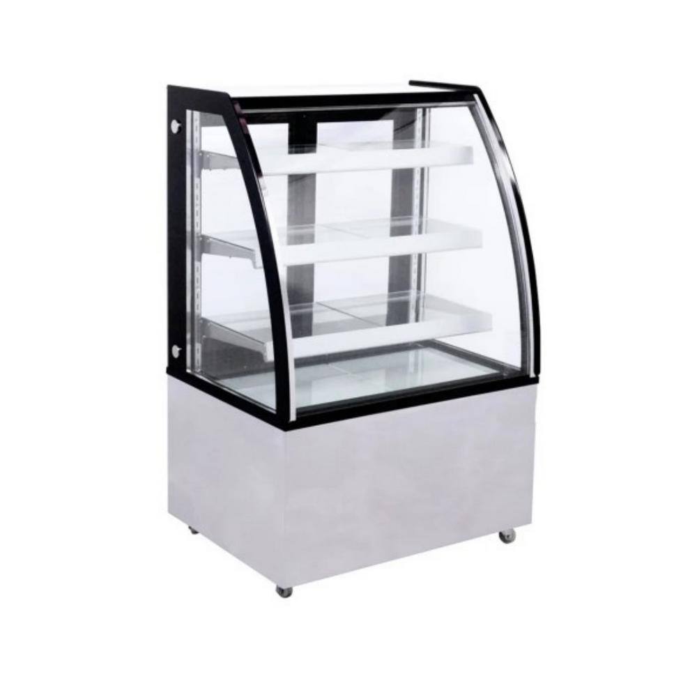 Cooler Depot 36 in. W 11 cu. ft. Commercial Refrigerated Bakery Refrigerator Display Showcase in Stainless DXXARC-271Y