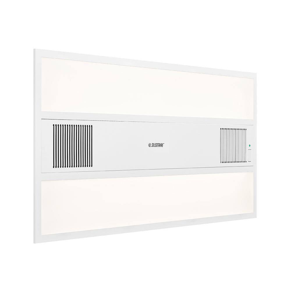 SILENTAIRE 2 ft. x 4 ft. Plasma Air Disinfection Integrated LED Panel Light Adjustable Color Temperatures 6250 Lumens 559041110