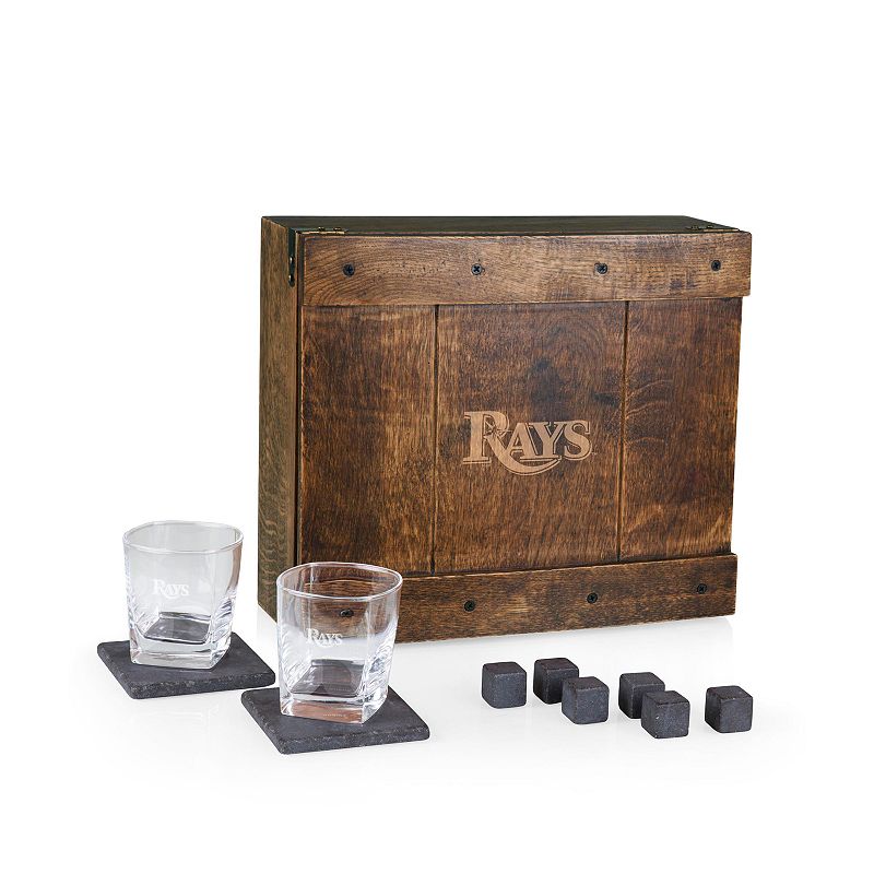 Tampa Bay Rays Whiskey Box Gift Set