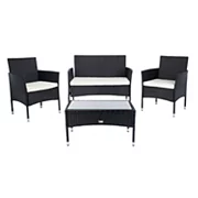 Safavieh Abdul Loveseat， Chair and Coffee Table 4-piece Set