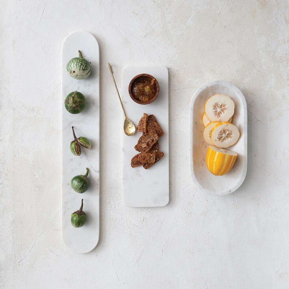 Marble Charcuterie Board with Acacia Wood Bowl   15.0\