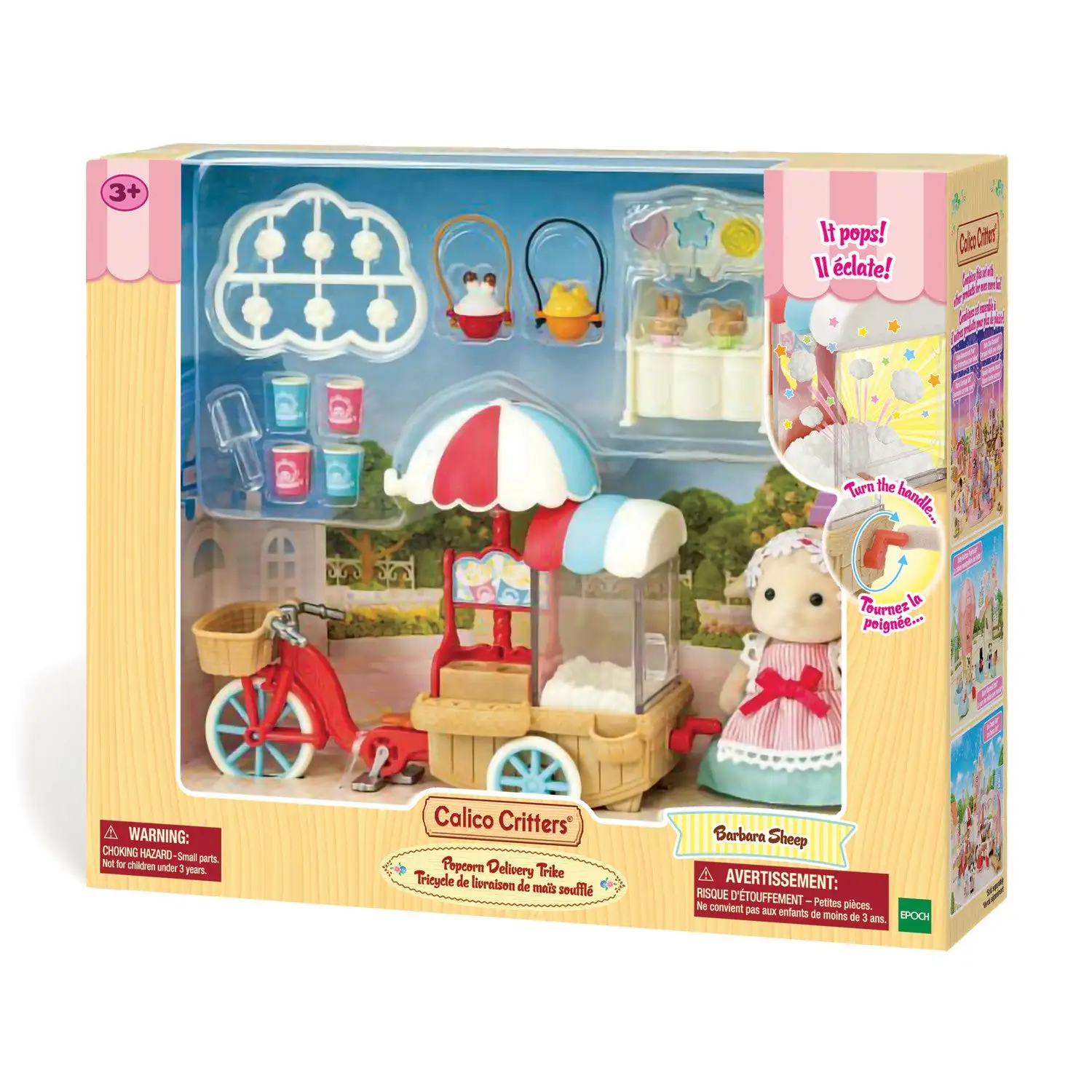 Calico Critters Popcorn Trike, Dollhouse Playset with Figure and Accessories