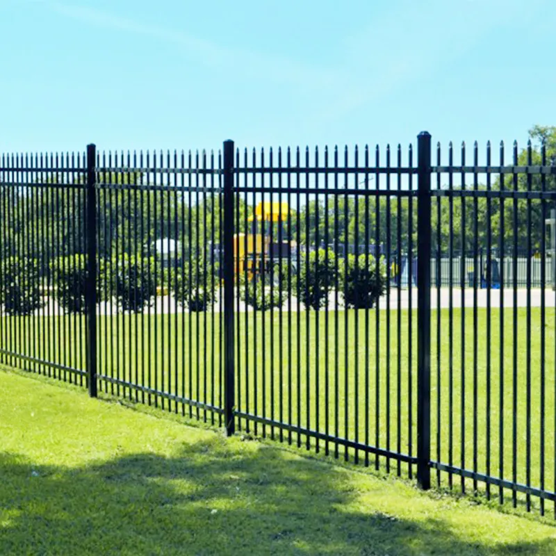 Easily Assembled Galvanized Picket Wrought Iron Fence Panels