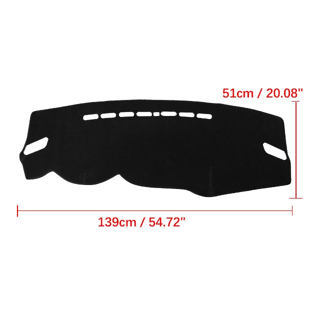 Unique Bargains Car Dashboard Cover Nonslip Black Pad For Mitsubishi Outlander 14 18