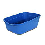 Petmate Cat Litter Pan， Giant， Blue