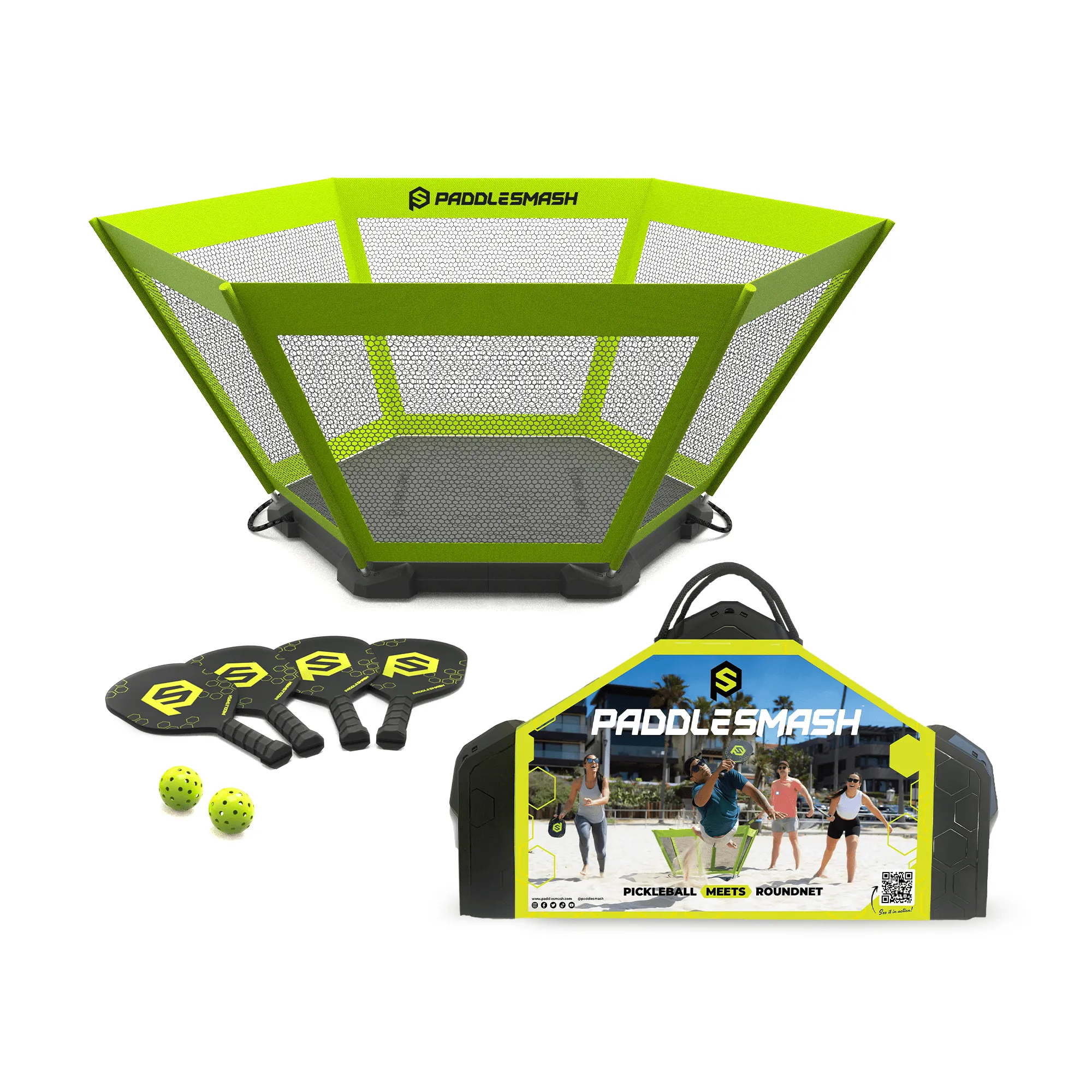 PaddleSmash - New Exciting Outdoor Game for The Yard， Beach， Park， Tailgate， Lawn， Backyard， Indoors - Fun Game for Adults and Family