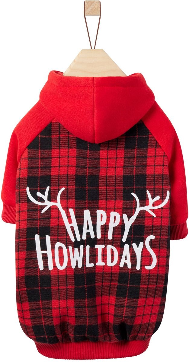 Frisco Happy Holidays Dog and Cat Hoodie