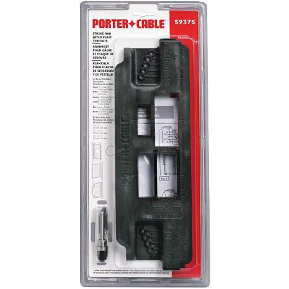 Porter-Cable Strike and Latch Plate Template and#8211; XDC Depot