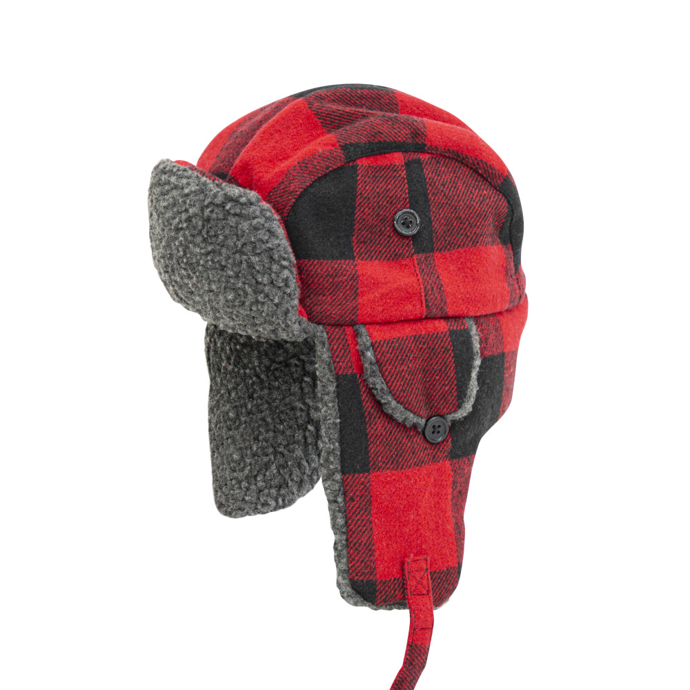 Eskimo Plaid Alaskan Sherpa Hat Youth ;