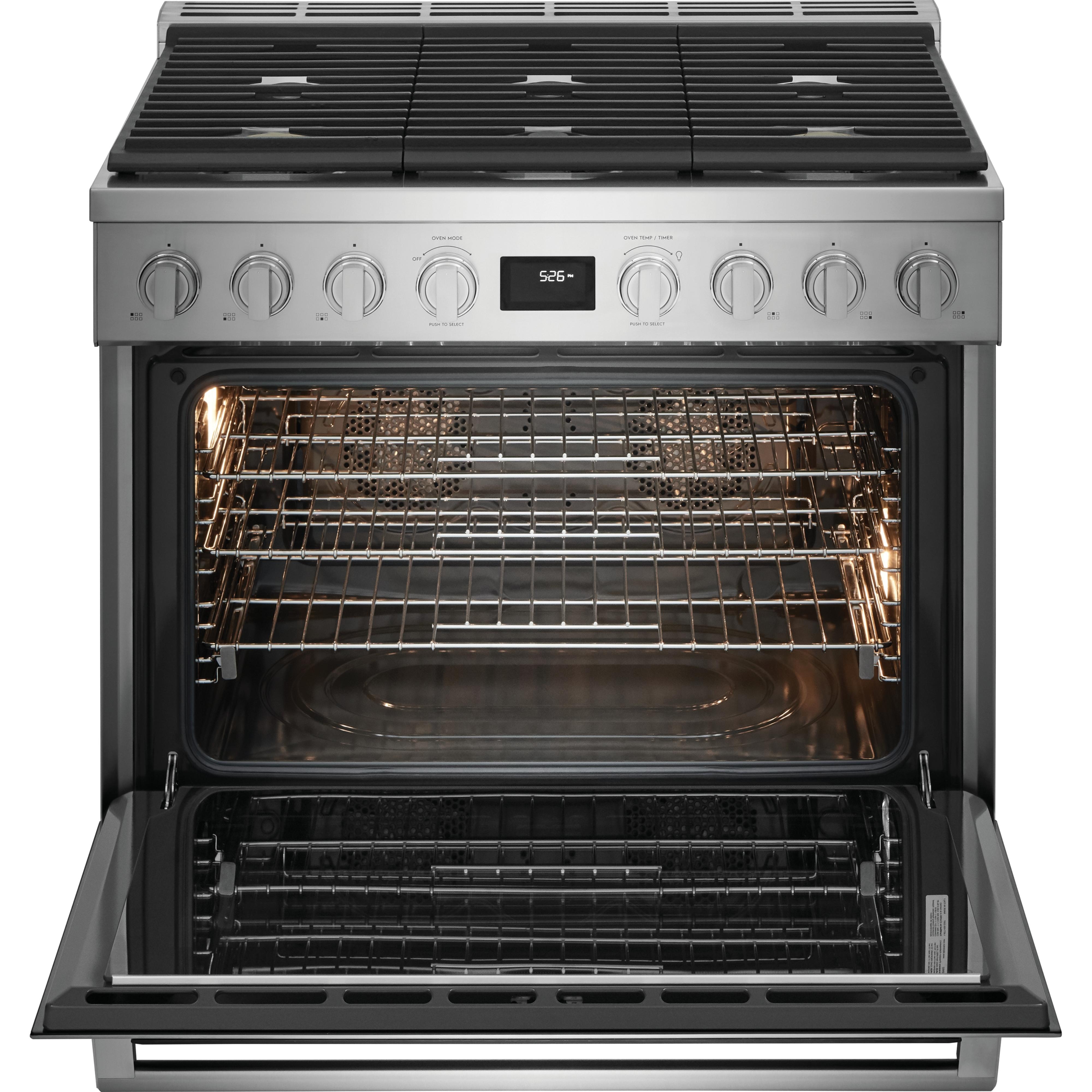 Electrolux 36-inch Dual-Fuel Freestanding Range ECFD3668AS