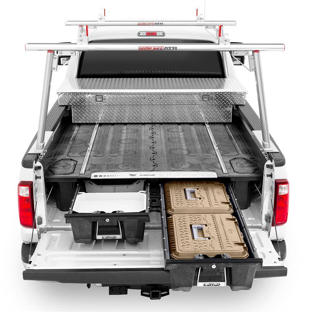 DECKED 20.7 in. W x 17.7 in. D x 8.0 in. H D-Box Drawer Tool Box with Desert Tan Lid AD5-DTAN