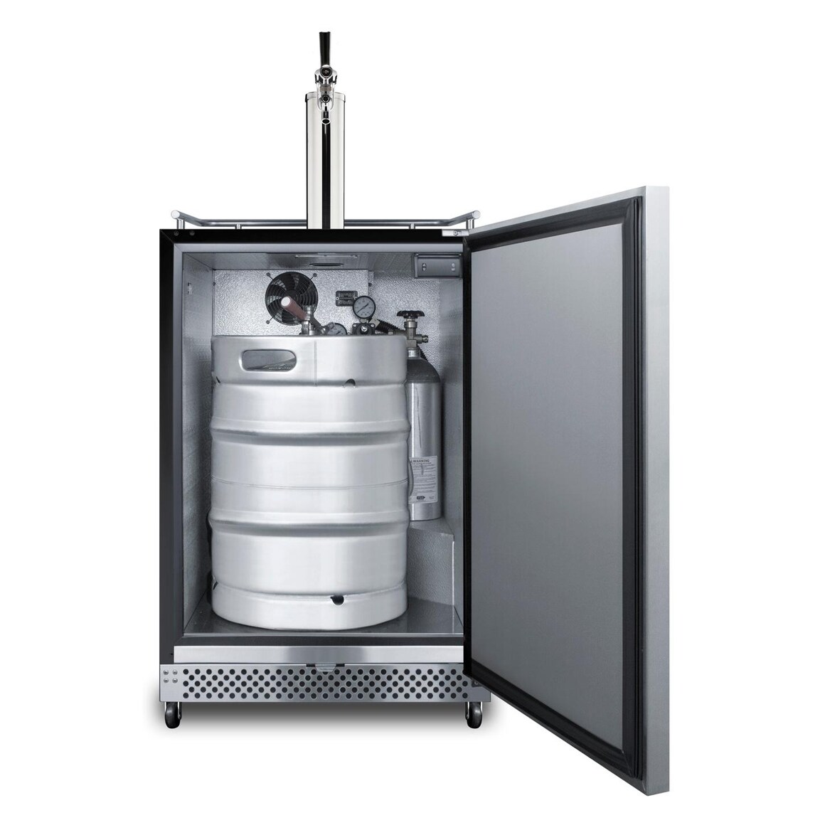 Summit Commercial Outdoor Rated Single Tap Beer Dispenser / Kegerator w/ TapLock