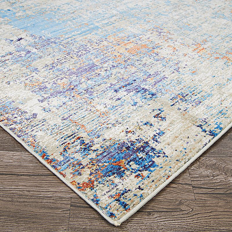 Couristan Vibrata Reflections Multi-Pastels Area Rug