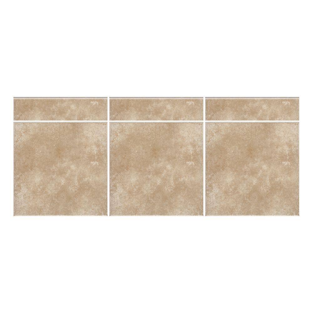 Daltile Catalina Canyon Noce 12 in. x 12 in. Porcelain Floor and Wall Tile (15 sq. ft.  Case) LV021212HD1P6