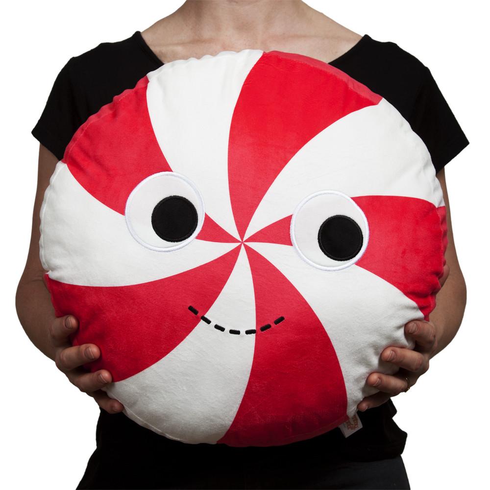 Yummy World Large Peppermint Candy Plush Pillow