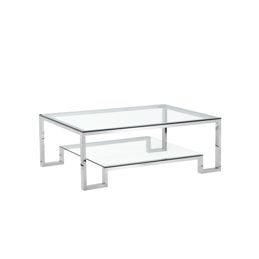 Laurence Coffee Table High Polish Gold.