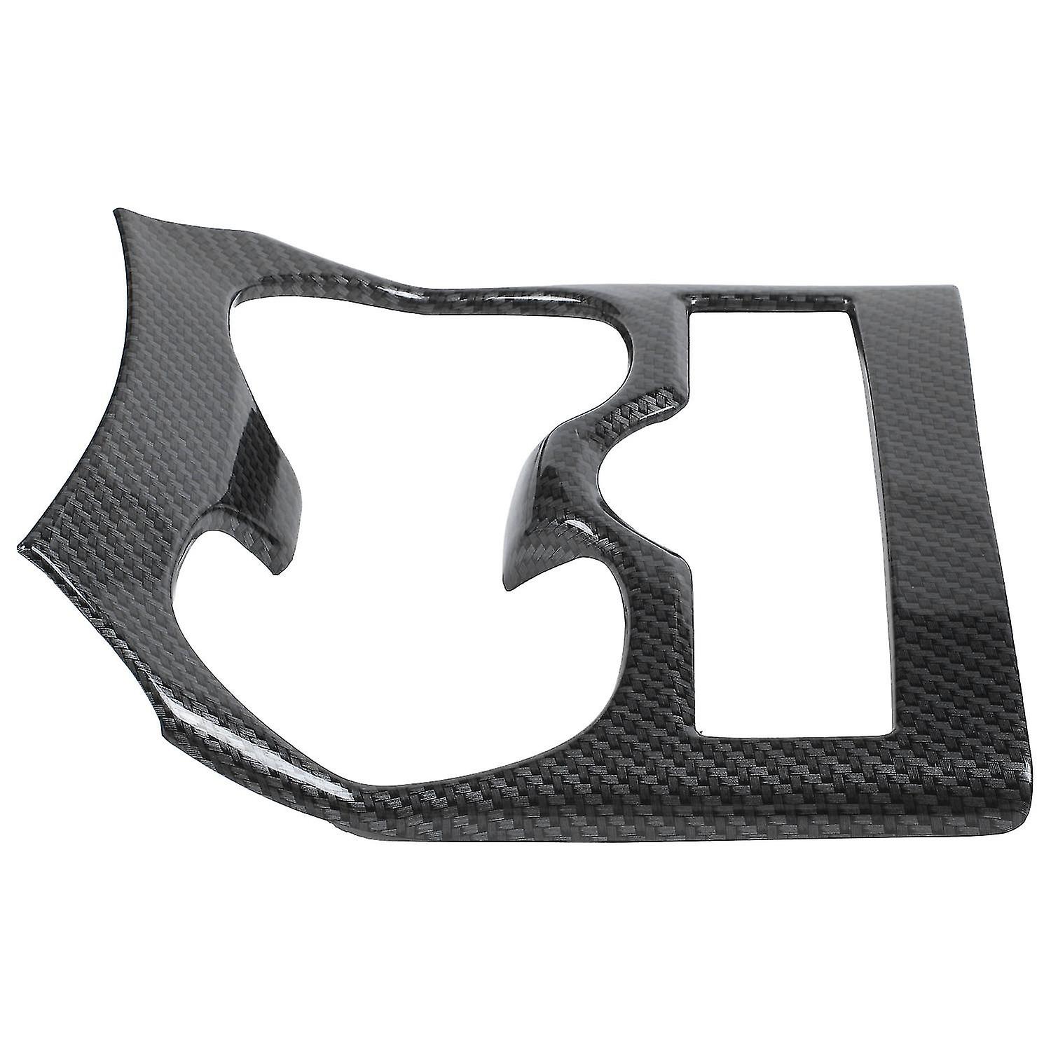 For Xtrail X Trail T32 Rogue 2014 2015-2019 Carbon Fiber Car Water Cup Holder Cover Interior Access