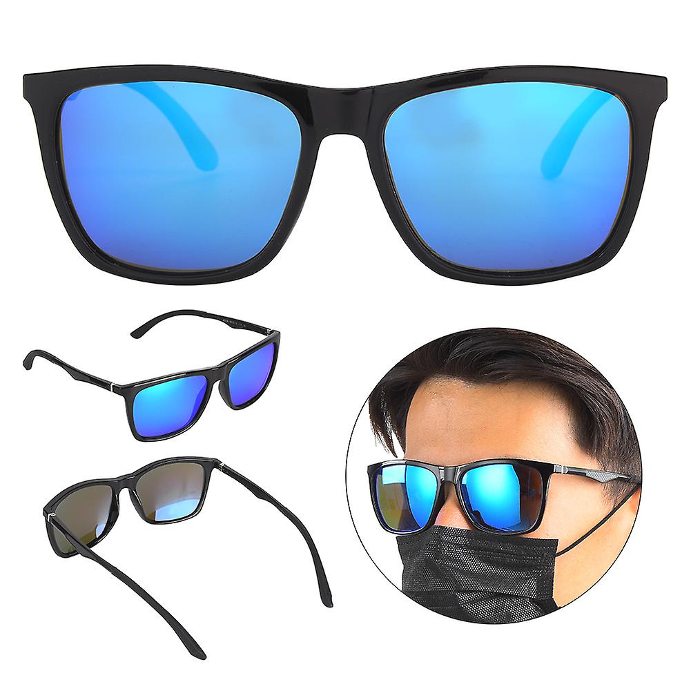 A536 Aluminum Magnesium Classic Unisex Uv Protection Polarized Sunglasses With Sun Glasses Zipper Boxbright Black Blue