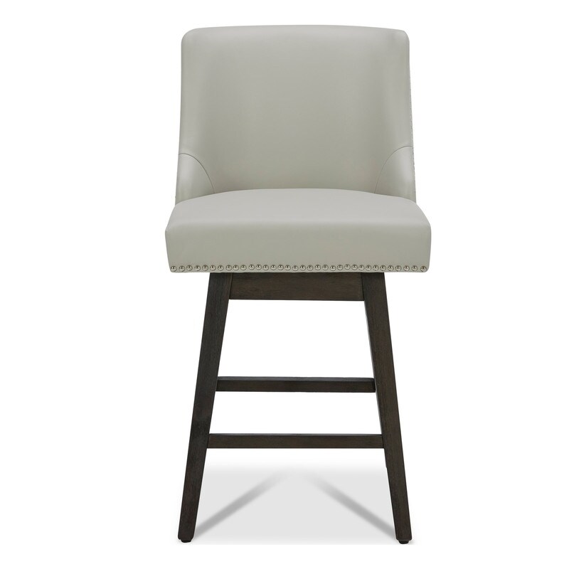 Ellie Upholstered Counter Height Swivel Barstools Single