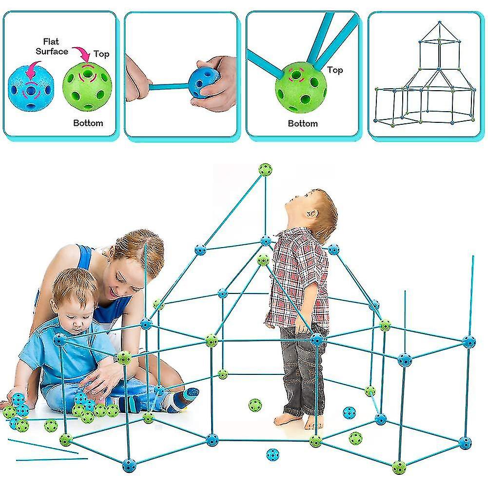 Construction Fort Building For Kids Diy Building Building Castles Tunnels Play Tent Toys For Girls Boys