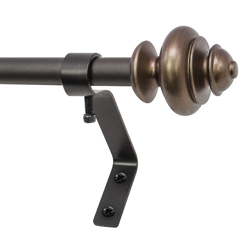 Decopolitan Urn Cafe Adjustable Curtain Rod