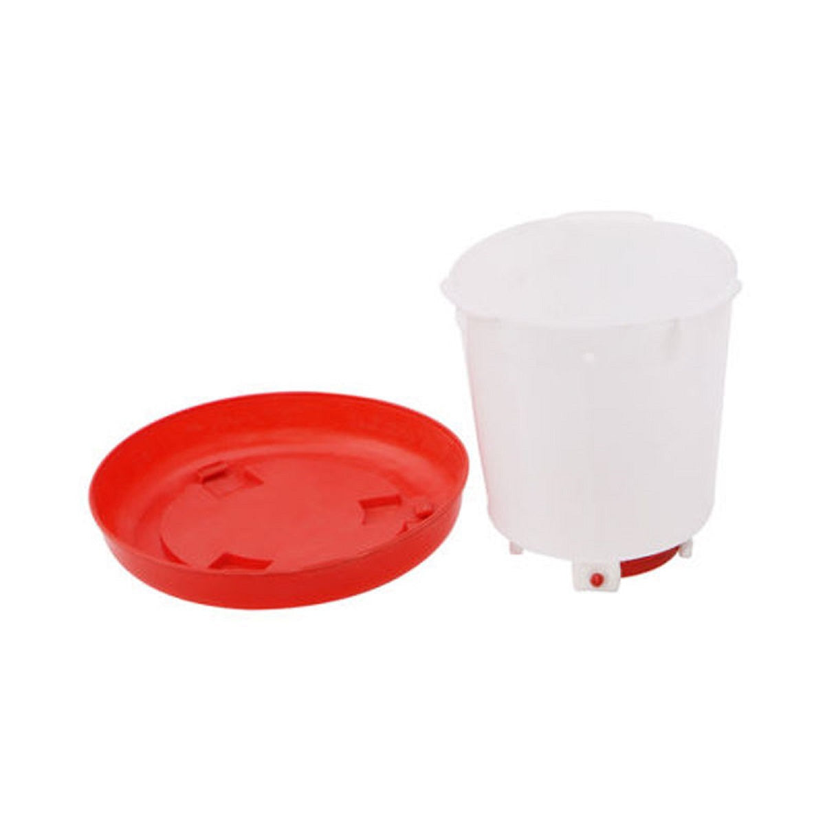 Binpure Poultry Hen Food Water Feeder Plastic Poultry Drinker Accessories