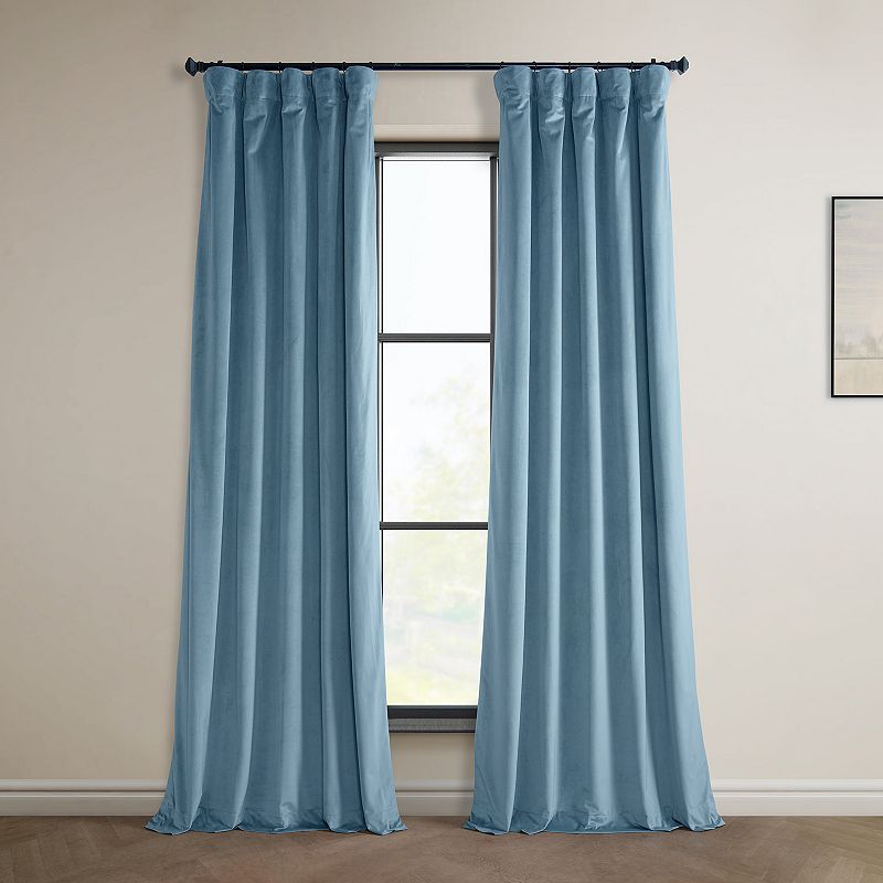 EFF 1-Panel Heritage Plush Velvet Curtain