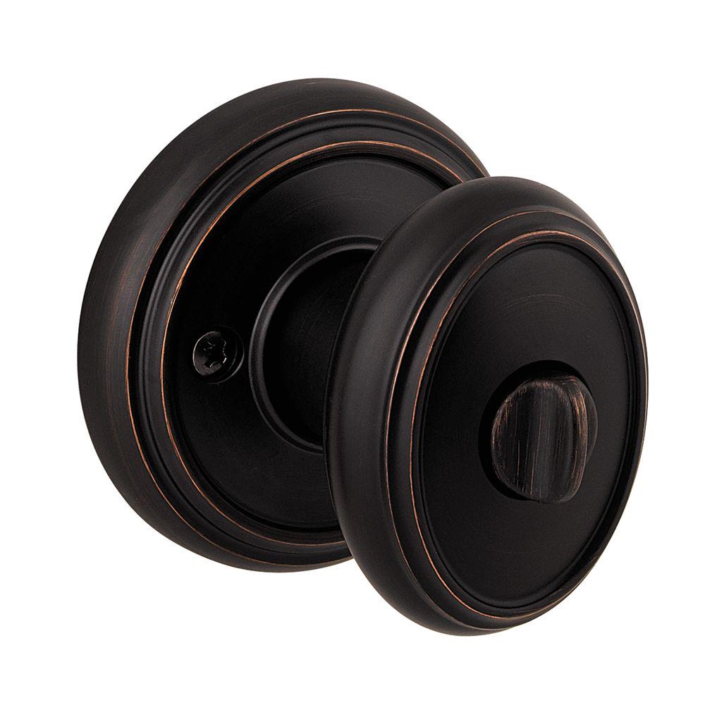 Baldwin Carnaby Bed/Bath Knob in VB