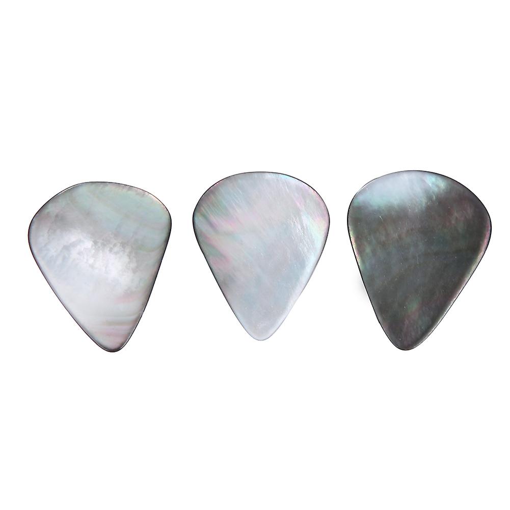 3pcs Water Drop Shape Electric Folk Guitar Picks Musical Instrument Accessories