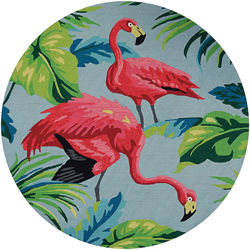 Couristan Covington Flamingos Indoor Outdoor Area Rug