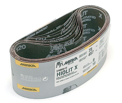 Mirka Hiolit X Cloth 3 x 24 150 Grit Belt