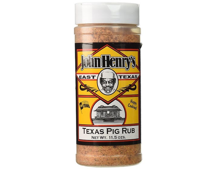 John Henrys Texas Pig BBQ Rub， 11.5oz - TX PIG RUB